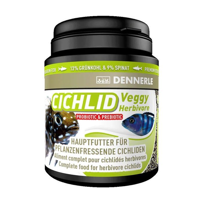 Hrana granulata pentru ciclide ierbivore, Dennerle Veggy Herbivore Granule, 200 ml