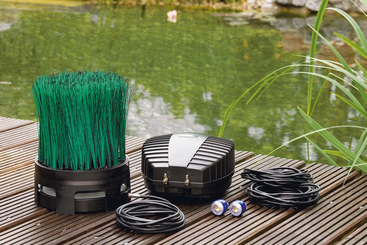 OxyTex Set 1000 – Difuzor cu pompă pentru iaz mare