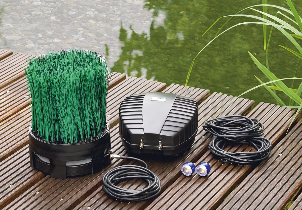 OxyTex Set 1000 – Difuzor cu pompă pentru iaz mare