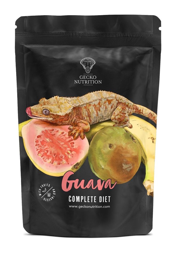 Hrana sub forma de pudra pentru gecko, Gecko Nutrition, aroma guava, plic resigilabil, 50 g