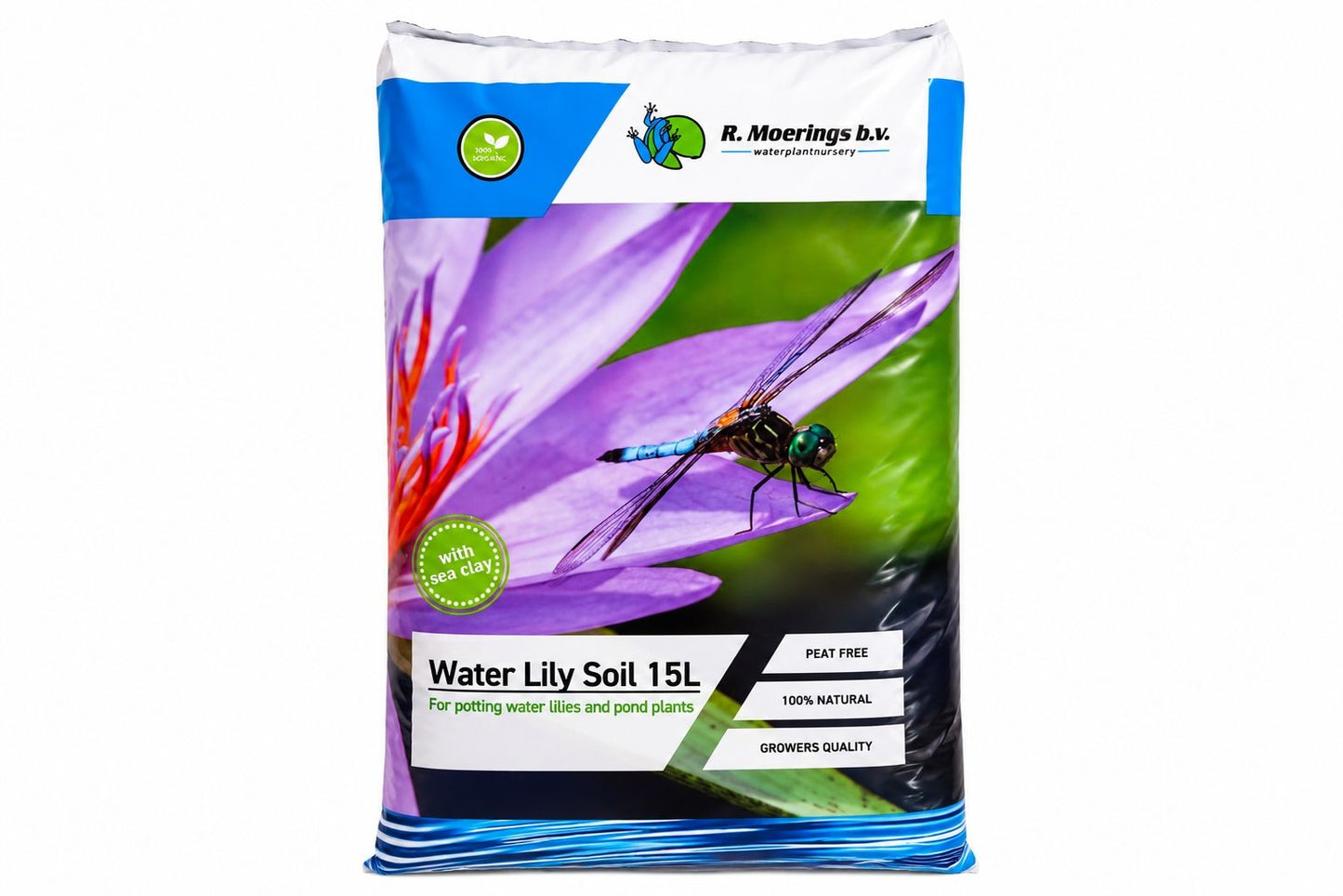 Substrat pentru nuferi si plante de iaz Moerings Lily Soil 15L