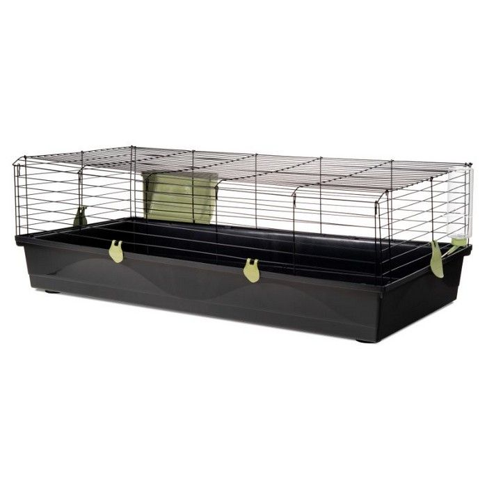 Cusca pentru iepuri Voltrega 527N1 neagra, 120 x 59 x 50 cm