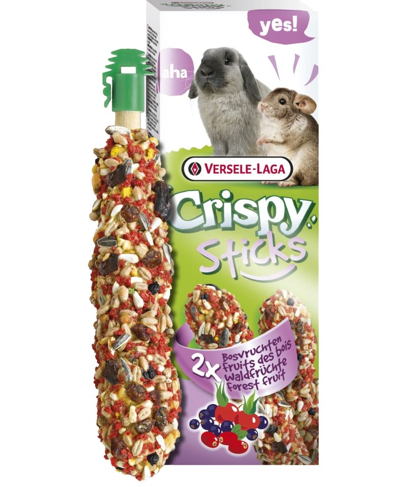 Hrana rozatoare sticks fructe padure, Versele Laga, 2 batoane, 110g