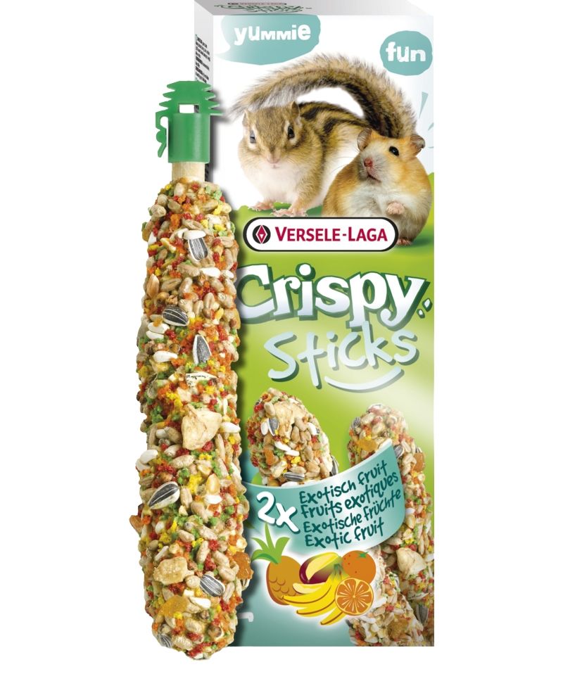 Batoane pentru veverițe, Crispy Sticks Lovely-fructe exotice cut x 2 buc