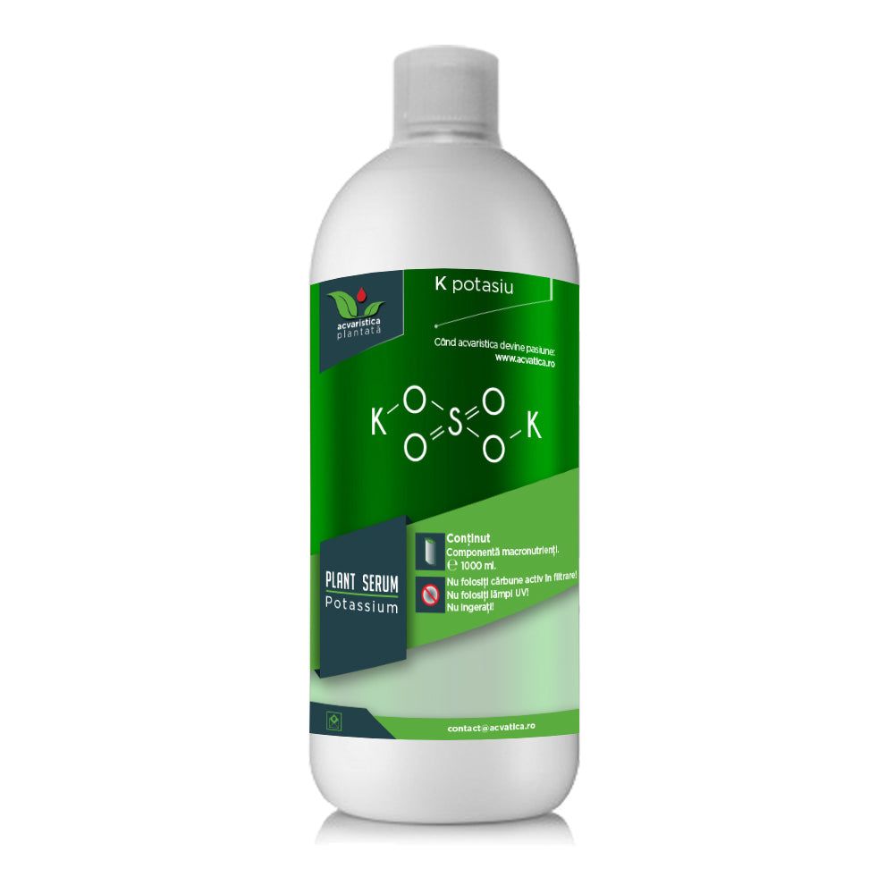 Fertilizant pentru plante acvatice pe bază de potasiu, Plant Serum K, 1000 ml