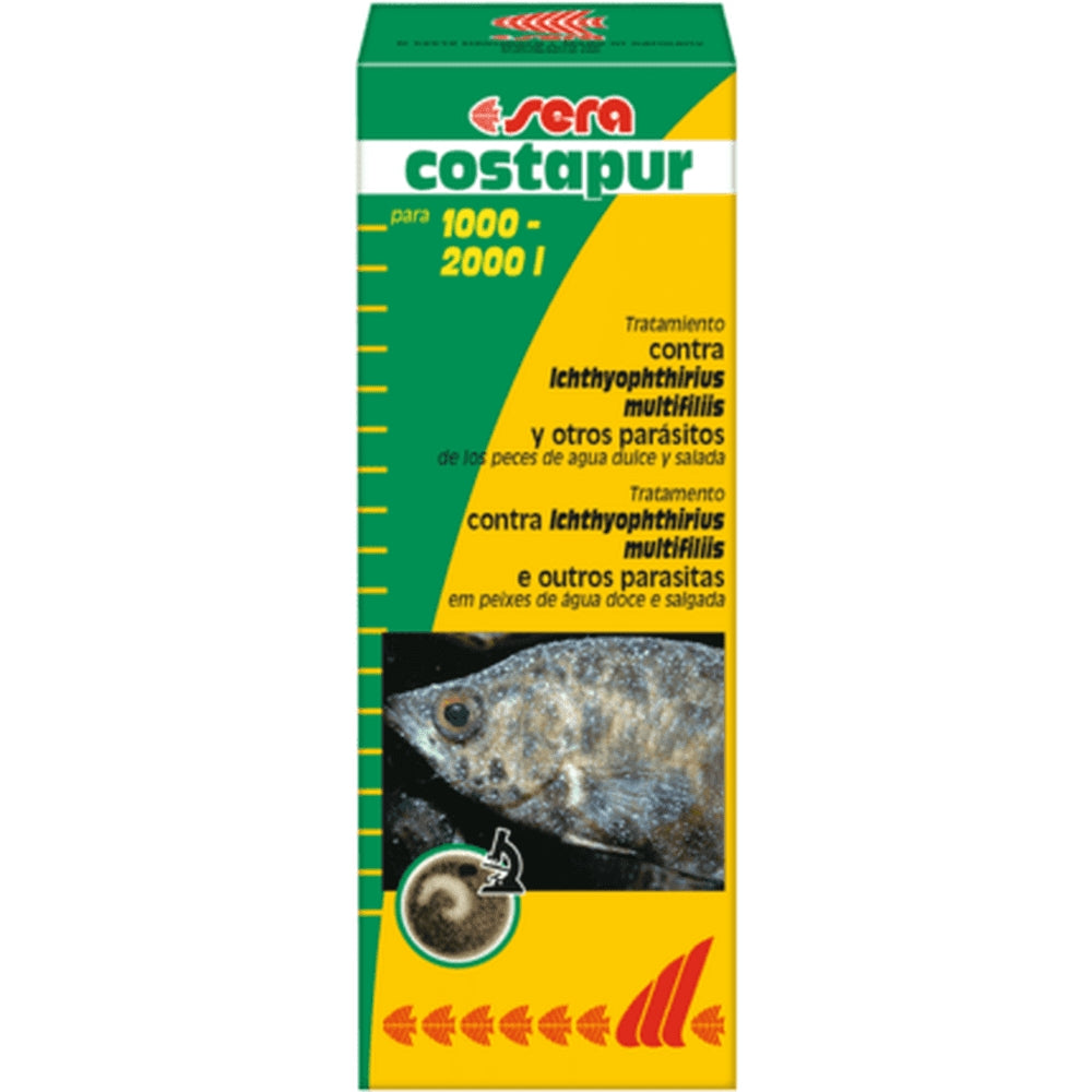 Tratament impotriva parazitilor unicelulari ai pielii, Sera Costapur - 100ml