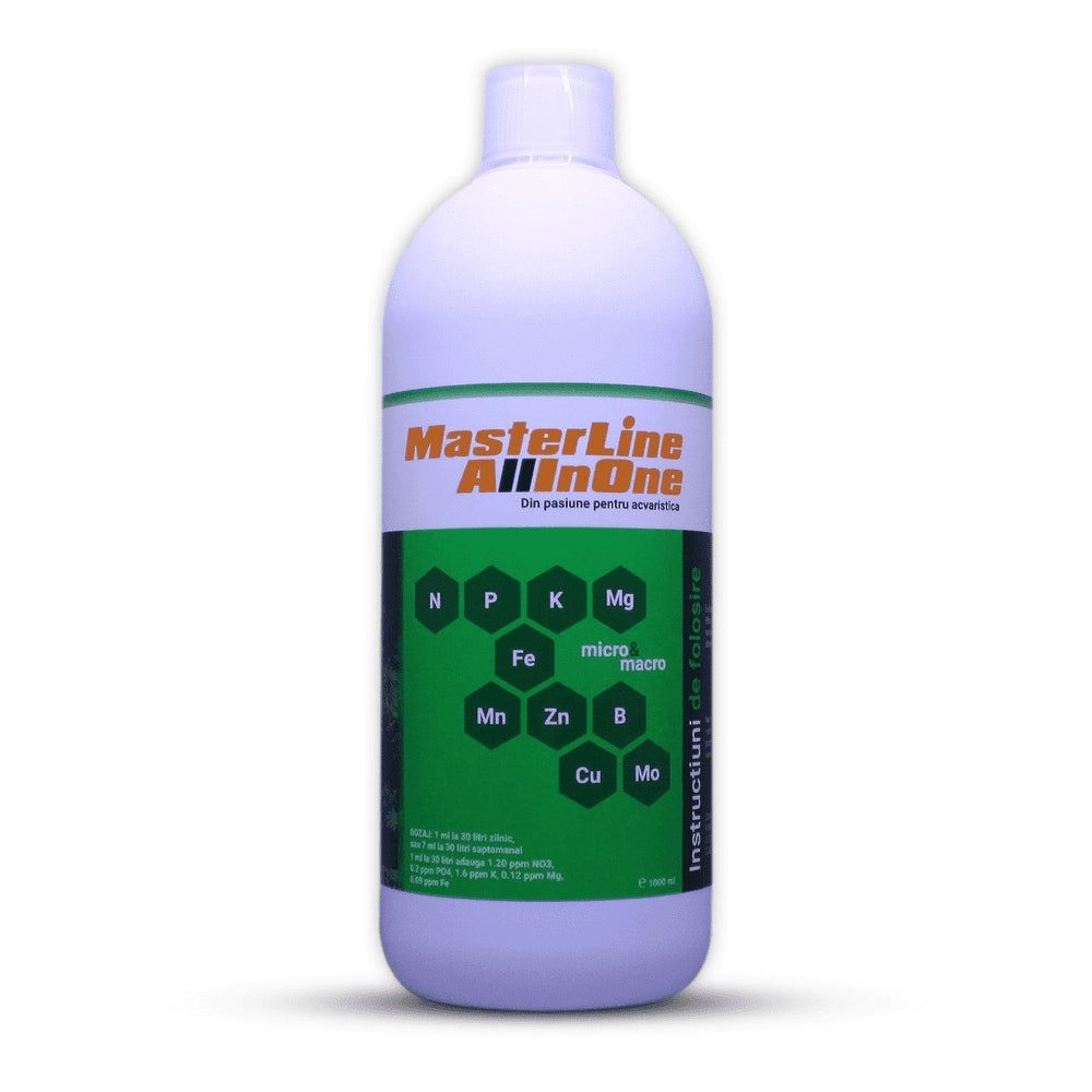 Fertilizant pentru plantele acvatice, MasterLine All in One Boost, 1000 ml