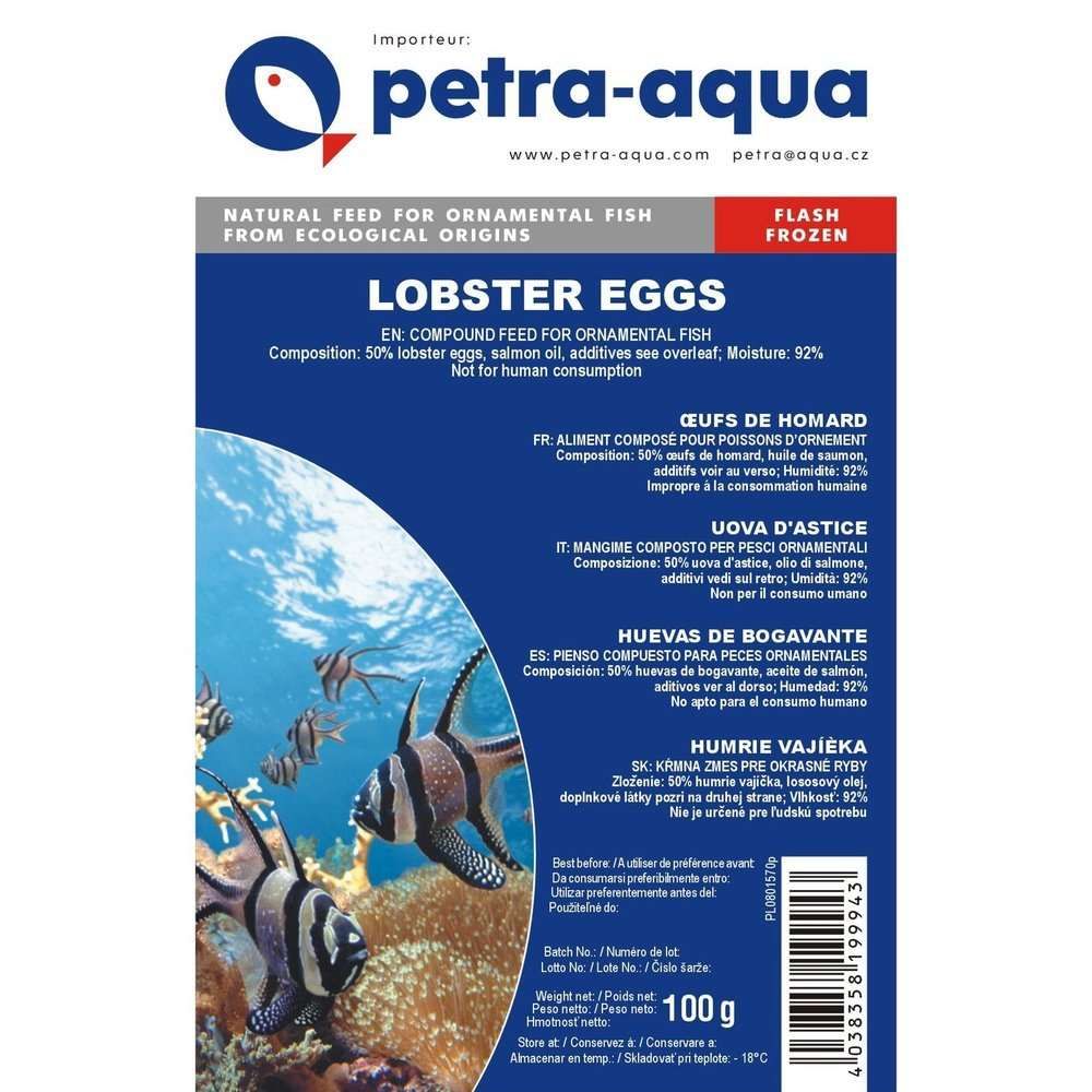 Hrana congelata pentru pesti ornamentali (icre de homar), LOBSTER EGGS, blister 100 g