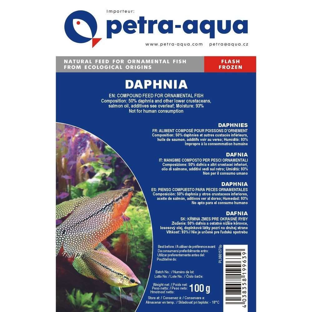 Hrana congelata pentru pesti ornamentali, DAPHNIA NATURAL, blister 100 g