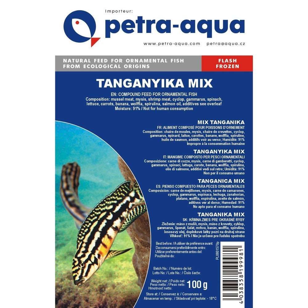 Hrana congelata pentru pesti ornamentali, Tanganjikamix, blister 100 g