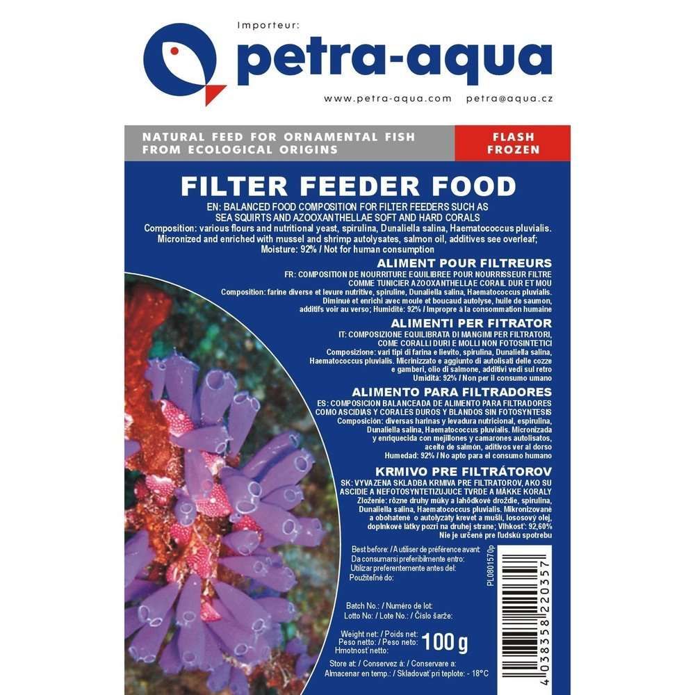 Hrana congelata pentru speciile filtratoare, FILTER FEEDER FOOD, blister 100 g