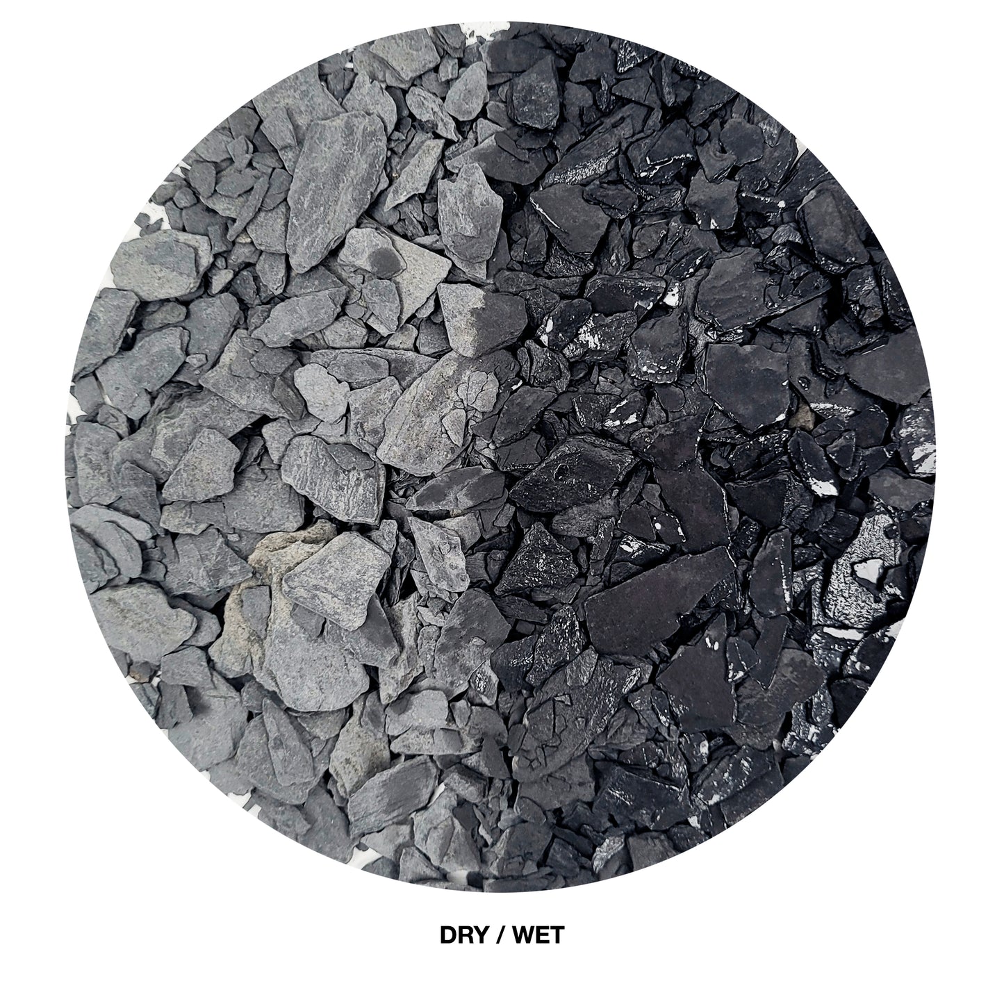 Pietris pentru decor acvariu, Wio, Silver Shadow Gravel Mix, 2 kg