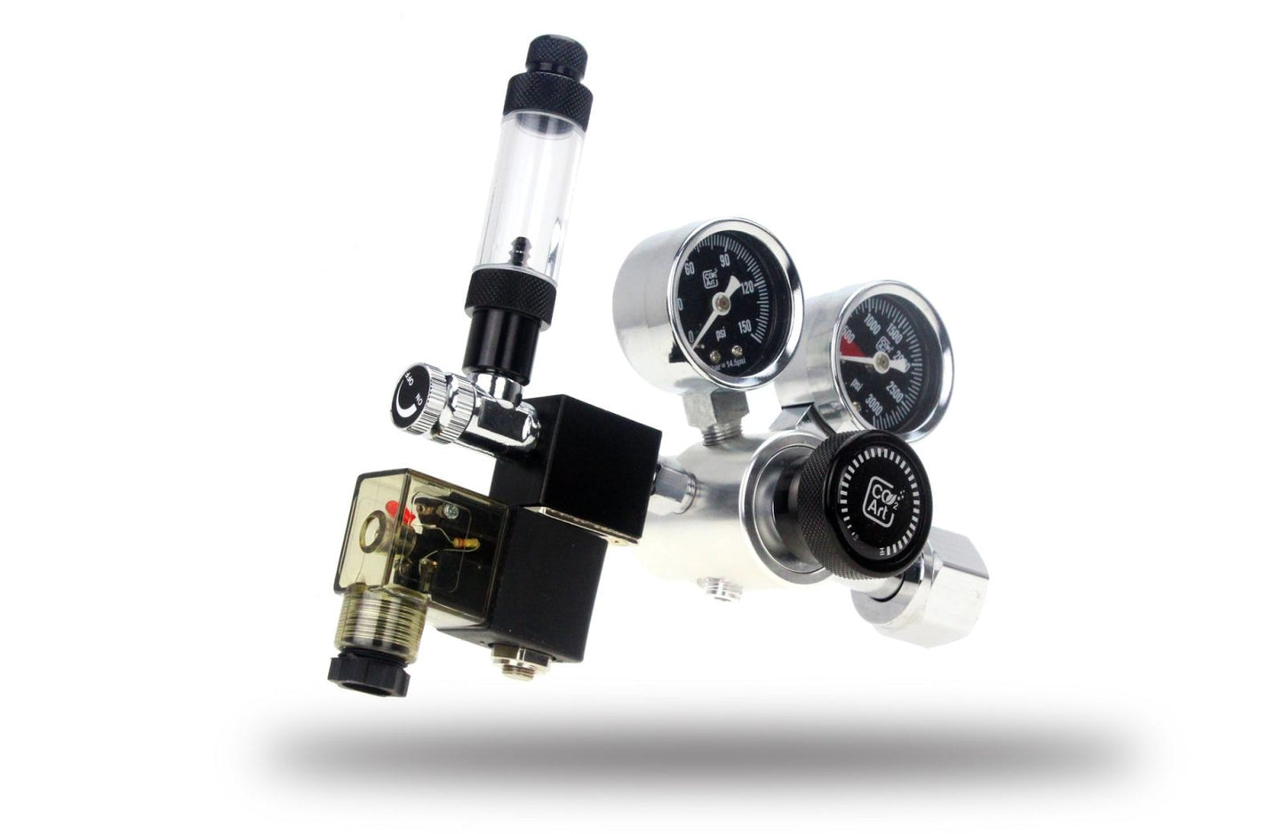 Reductor CO2 cu elecrovalva și numarator de bule, CO2Art, CO2 Regulator W21.8×14