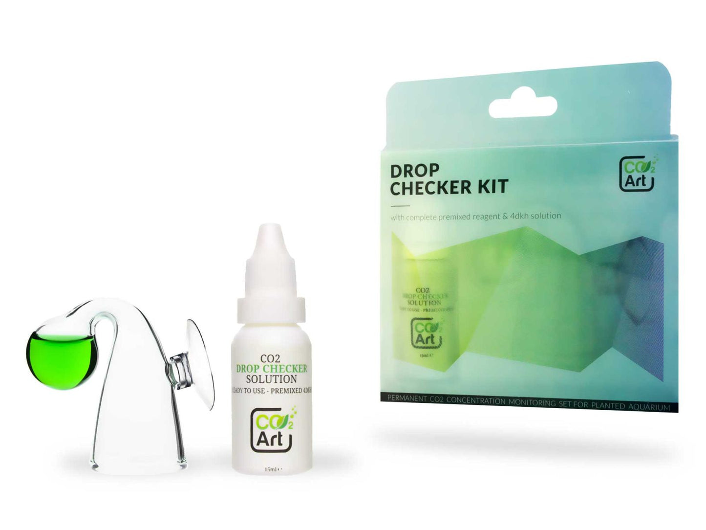 Test permanent CO2 (drop checker și soluție), CO2Art, Drop Checker Kit