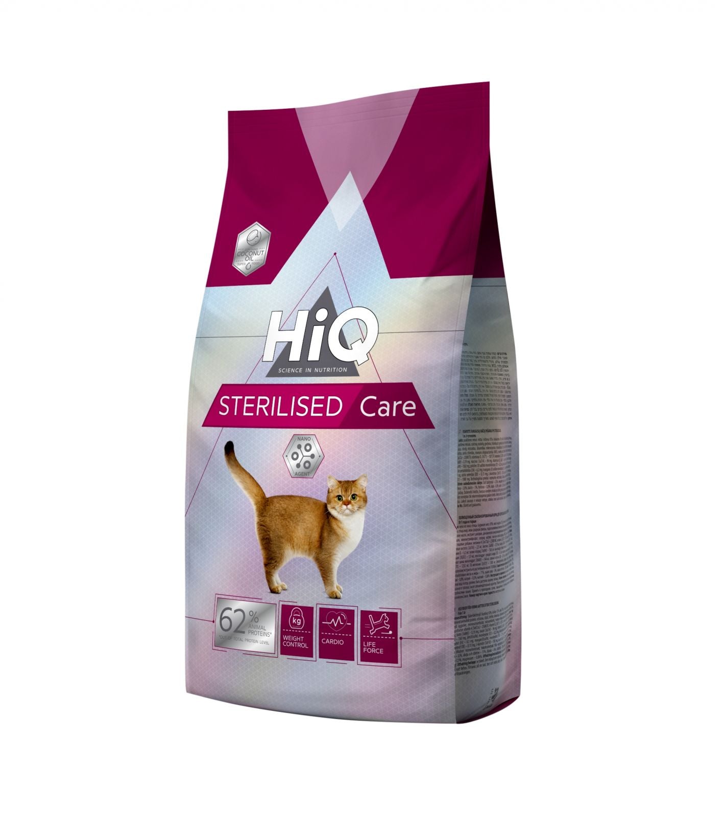 Hrana uscata pentru pisici adulte sterilizate pe baza de carne de pasare , HiQ Sterilized care, 1.8 kg
