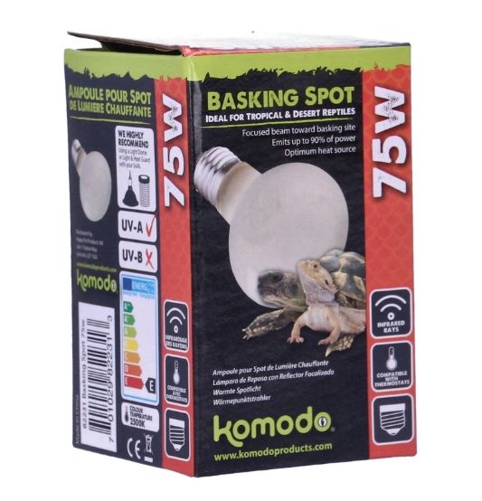 Bec pentru incalzirea terariului, Komodo Basking Spot Bulb, 75W
