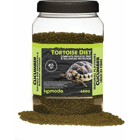 Hrană nutritivă sub formă de peleți pentru broaște țestoase, Komodo Cucumber Tortoise Diet, 170g