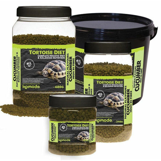 Hrana pentru broaște testoase, Komodo Cucumber Tortoise Diet, 170g