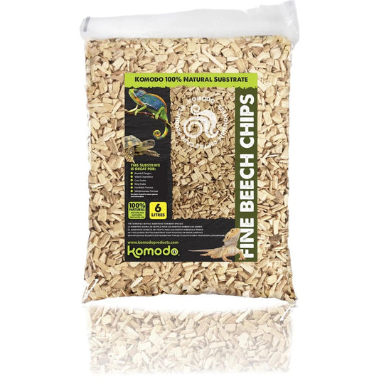 Substrat pentru terarii din fag , Komodo Beech Chips, 6L