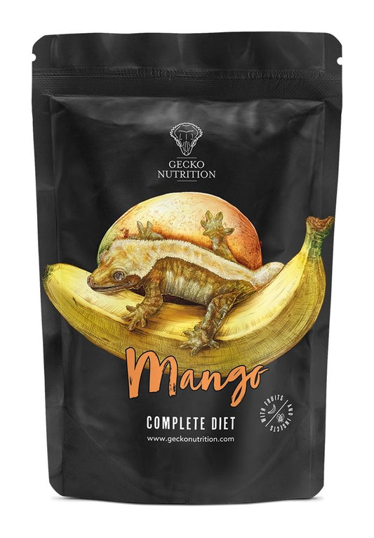 Hrana sub forma de pudra pentru gecko, Gecko Nutrition, aroma de mango, plic resigilabil, 50 g