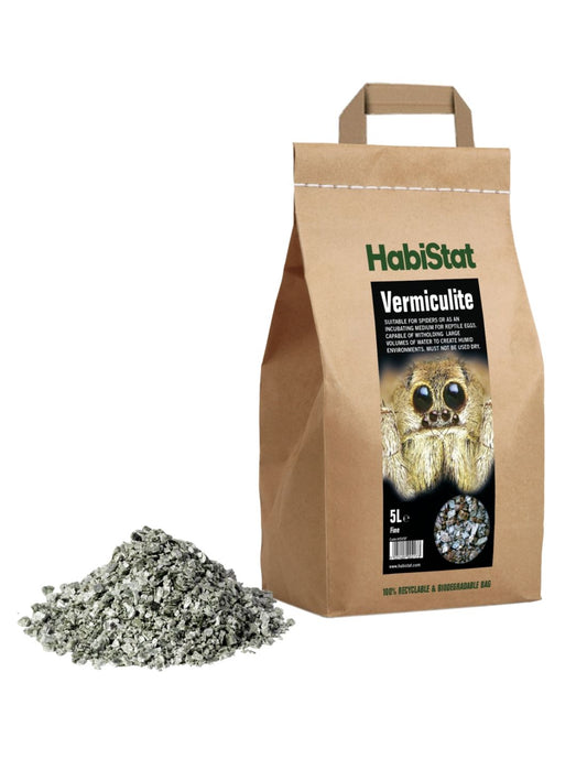 Substrat vermiculit fin pentru incubatie oua de reptile, HabiStat, 5 litri