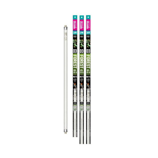 Neon terariu, Arcadia D3 T8 6% UVB Reptile Lamp Forest, 6% UVB 60 cm 18W