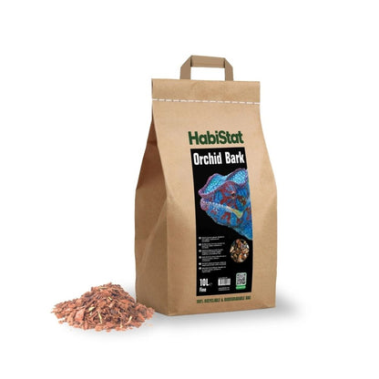 Substrat fin pe baza de scoarta de copac, HabiStat Orchid Bark Substrate, Fine, 10 Litri