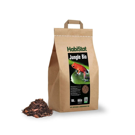 Substrat bio pentru terarii plantate, HabiStat Jungle Bio Substrate, 10 Litri