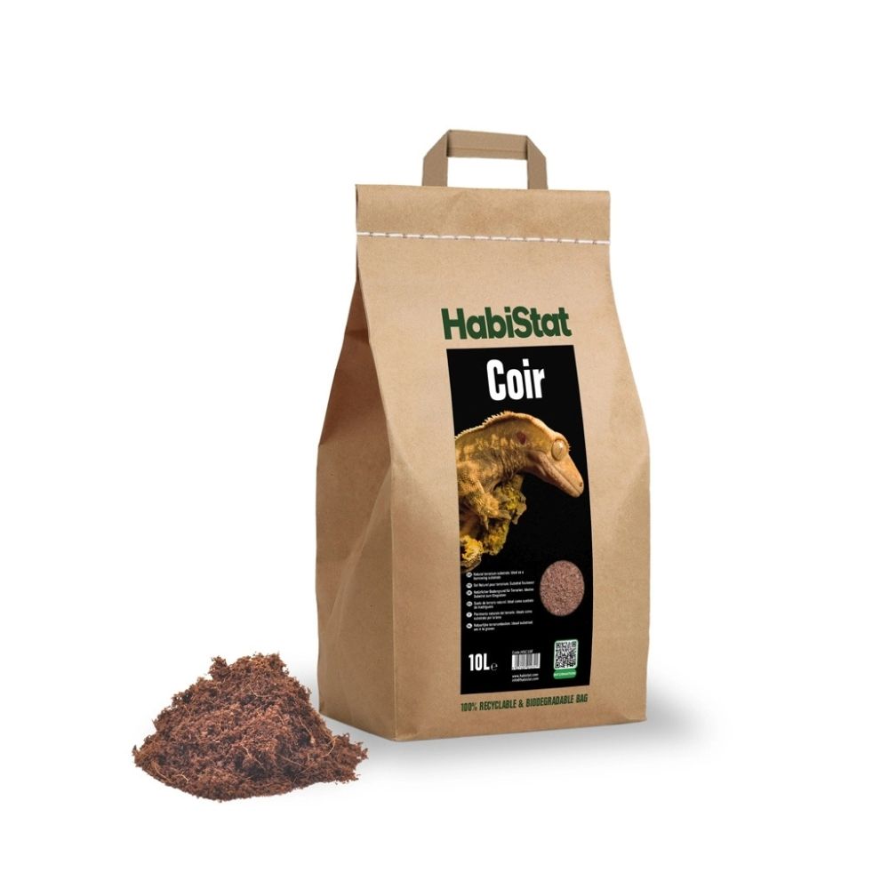 Substrat din scoarta de nuca de cocos, HabiStat Coir Substrate, 10 litri