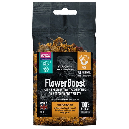 Hrană pentru Reptile Arcadia EarthPro FlowerBoost, 60g