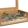 Decor trunchi de copac, HabiStat Forest Hideout, Medium, 17 x 14 x 8 cm