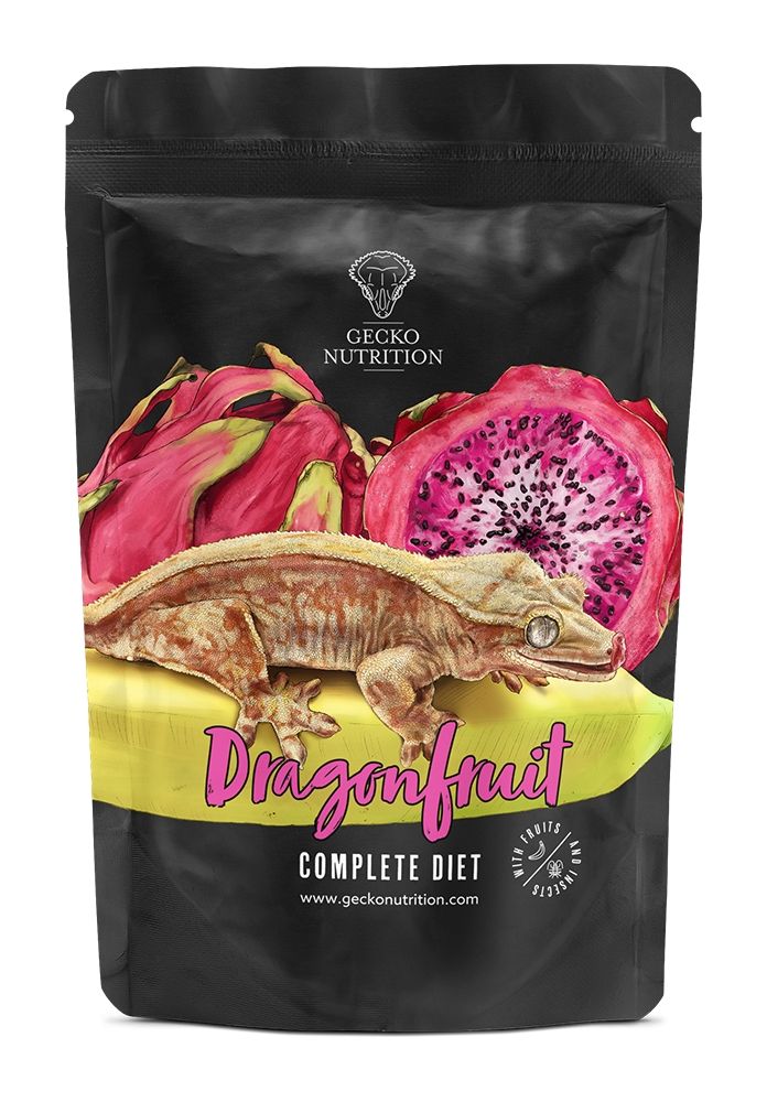 Hrana sub forma de pudra pentru gecko, Gecko Nutrition, aroma fructul dragonului, plic resigilabil, 50 g