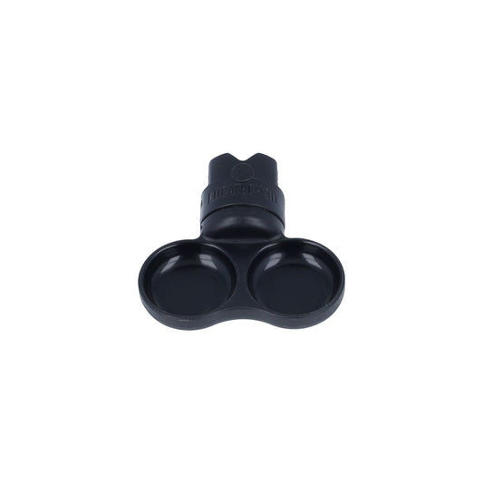 Set 2 boluri negre XS cu montare pe suport pentru reptile, Gecko nutrition Branch Mount Set XS