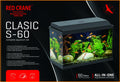 Acvariu Red Crane CLASIC S.60, Black 55 L