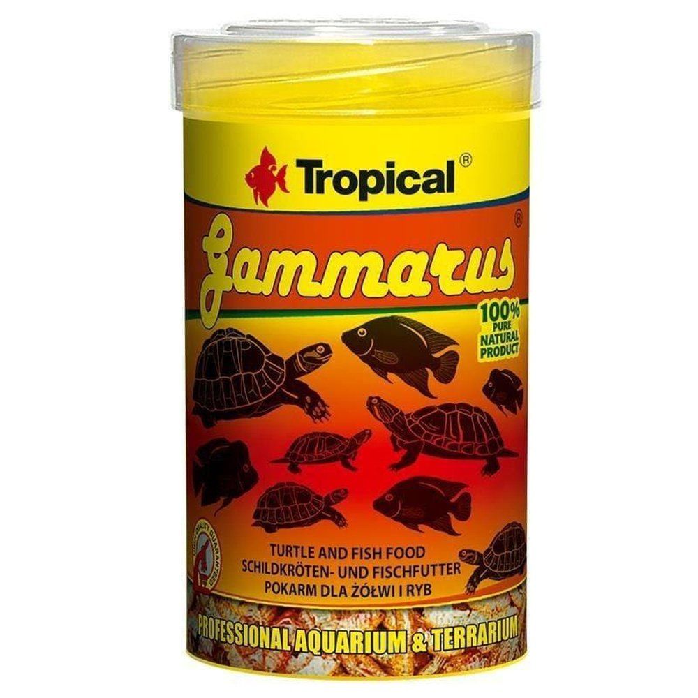 Hrana uscata pentru testoase si pesti ornamentali, Tropical, Gammarus, 12g