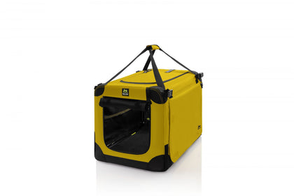 Cusca galbena de transport caini si pisici, Soft Kennel, 72 yellow, 72 x 51 x 51 cm