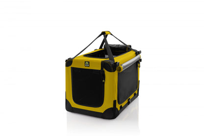 Cusca galbena de transport caini si pisici, Soft Kennel, 52 yellow, 52 x 33 x 33 cm