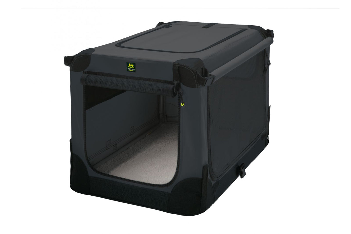 Cusca gri inchis de transport caini si pisici, Soft Kennel, 105 anthracite, 105 x 72 x 81 cm