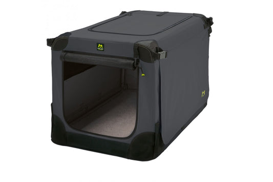 Cusca gri inchis de transport caini si pisici, Soft Kennel, 52 anthracite, 52 x 33 x 33 cm