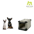 Cușcă de transport pliabilă pentru câini Maelson Soft Kennel 52, bej, 52 x 33 x 33 cm