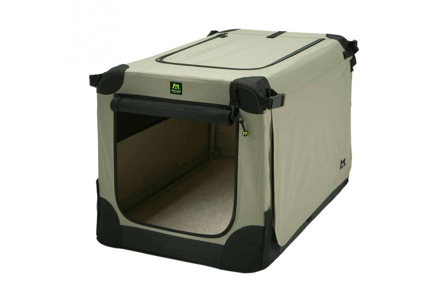 Cusca gri deschis de transport caini si pisici, Soft Kennel, 82 tan, 82 x 59 x 59 cm