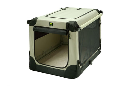 Cusca gri deschis de transport caini si pisici, Soft Kennel, 82 tan, 82 x 59 x 59 cm