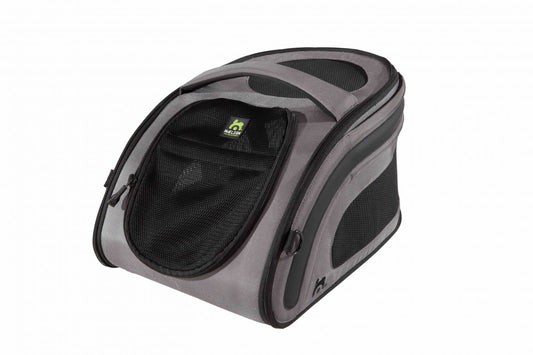 Cusca auto gri inchis pliabila de transport caini si pisici, Snuggle Kennel, 48 anthracite, 48 x 28 x 25 cm