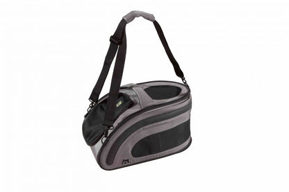 Cusca auto gri inchis pliabila de transport caini si pisici, Snuggle Kennel, 48 anthracite, 48 x 28 x 25 cm