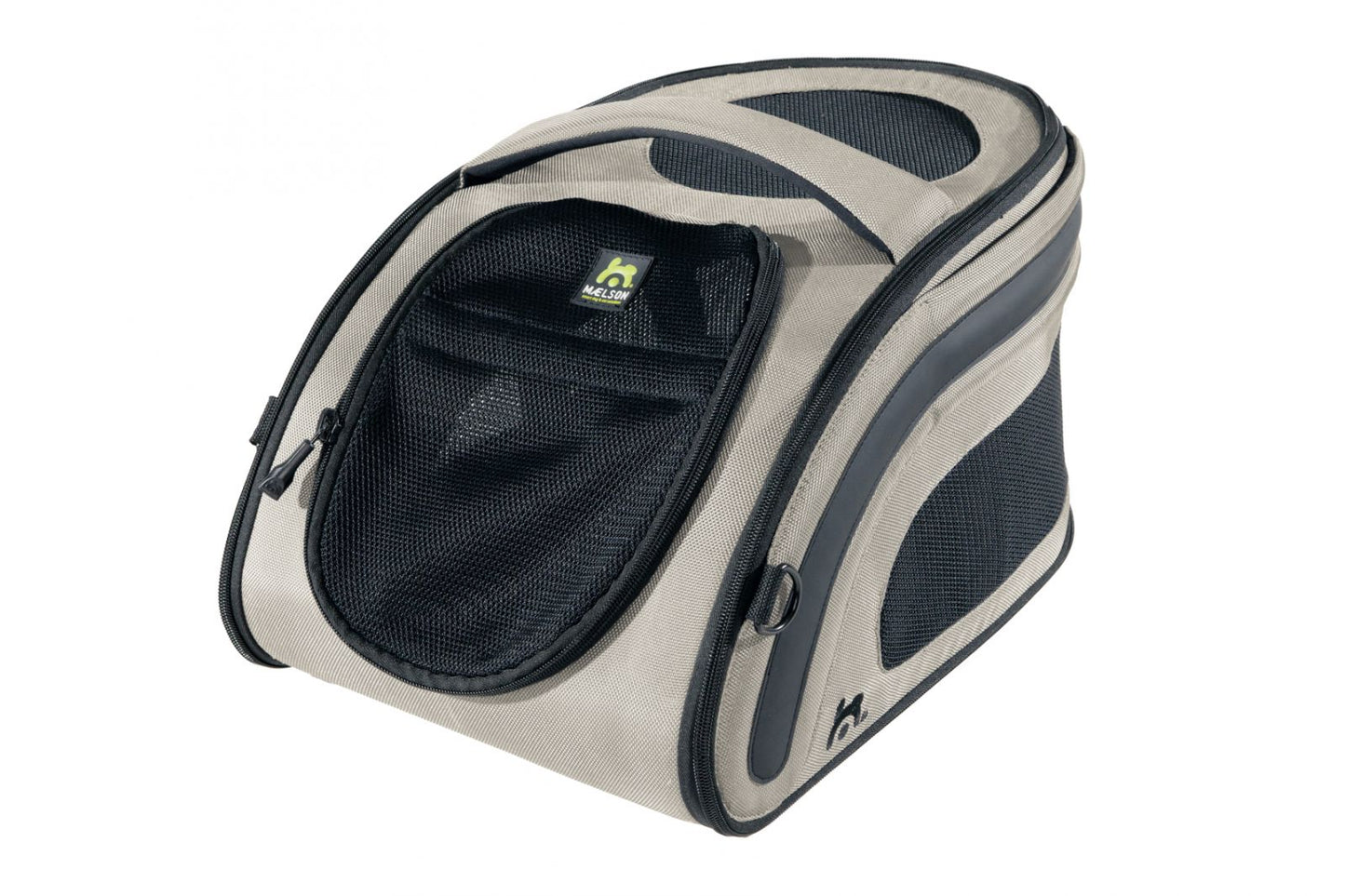 Cusca auto gri deschis pliabila de transport caini si pisici, Snuggle Kennel, 52 tan, 52 x 30 x 30 cm
