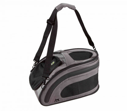 Cusca auto gri deschis pliabila de transport caini si pisici, Snuggle Kennel, 52 tan, 52 x 30 x 30 cm