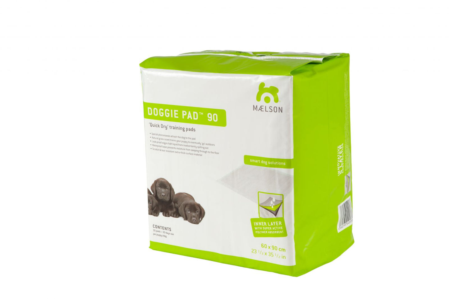 Covoras absorbant pentru caini, Doggie Pad 90, 10 bucati incluse, 60 x 90 cm