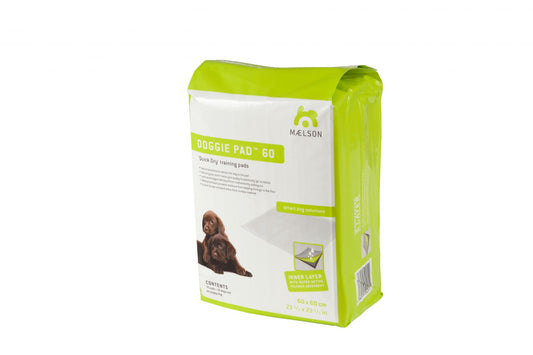 Covoras absorbant pentru caini, Doggie Pad 60, 10 bucati incluse, 60 x 60 cm