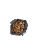 Punga gri deschis din material pentru gustari animale,Treatee MagPouch025, tan, 10 x 10 x 14 cm, 250g