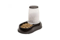 Hranitor gravitational pentru caini si pisici, Feedo 060 black/white, 17 x 29 x 23 cm, 0.6 kg